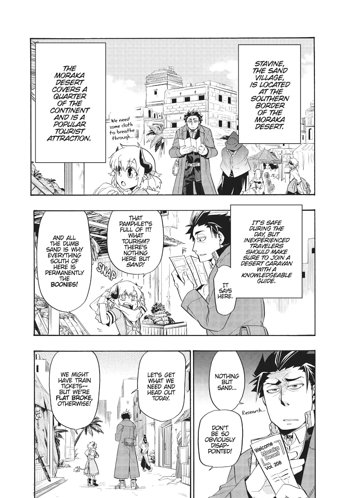 Uchi no Tsukaima ga Sumimasen Chapter 6 page 3 - Chapter 6: Stavine: The Sand Village