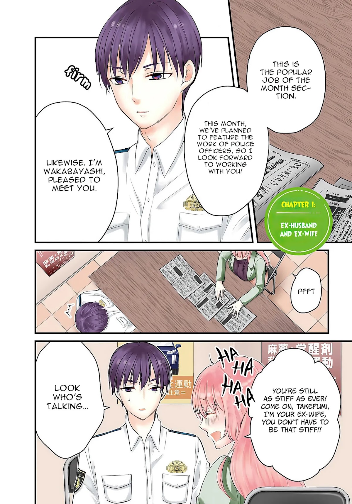 Uchi wa Wakarete Kurashiteiru Chapter 1 page 5 - Chapter 1: Ex-Husband and Ex-Wife