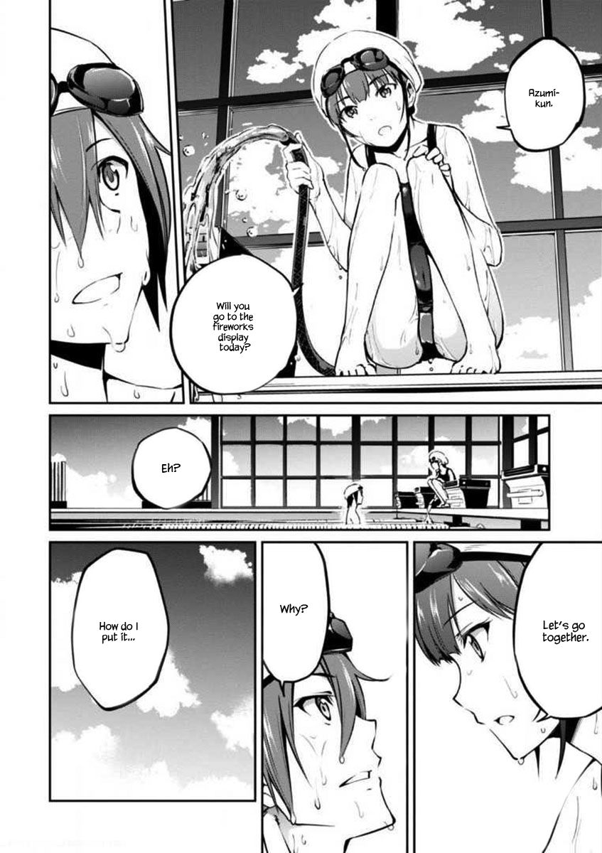 Uchiage Hanabi, Shita kara Miru ka? Yoko kara Miru ka? Chapter 2 page 13 - Chapter 2: The Swimming Race of Fate Starts!