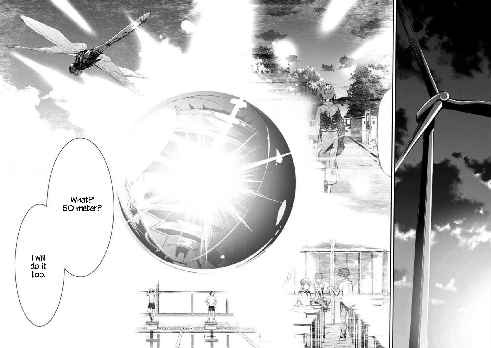 Uchiage Hanabi, Shita kara Miru ka? Yoko kara Miru ka? Chapter 3 page 39 - Chapter 3: The shape of the ascending fireworks at the display is…?