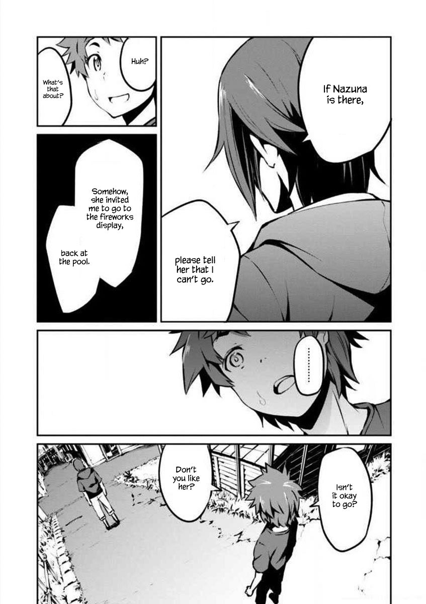Uchiage Hanabi, Shita kara Miru ka? Yoko kara Miru ka? Chapter 3 page 9 - Chapter 3: The shape of the ascending fireworks at the display is…?