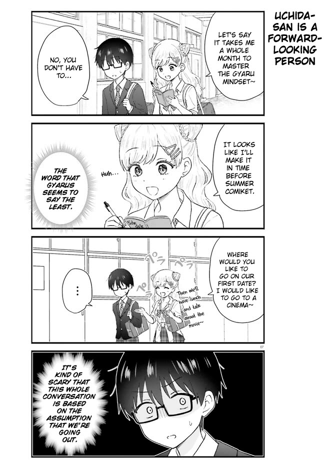 Uchida-san Is Definitely Not a Gal! Chapter 1 page 7 - Chapter 1