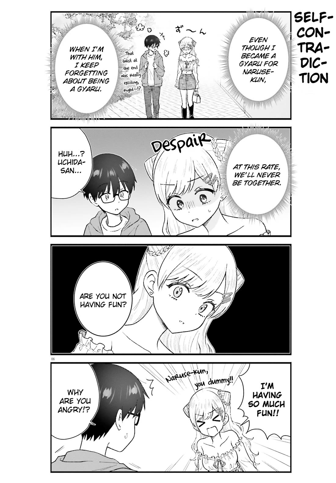 Uchida-san Is Definitely Not a Gal! Chapter 4 page 6 - Chapter 4