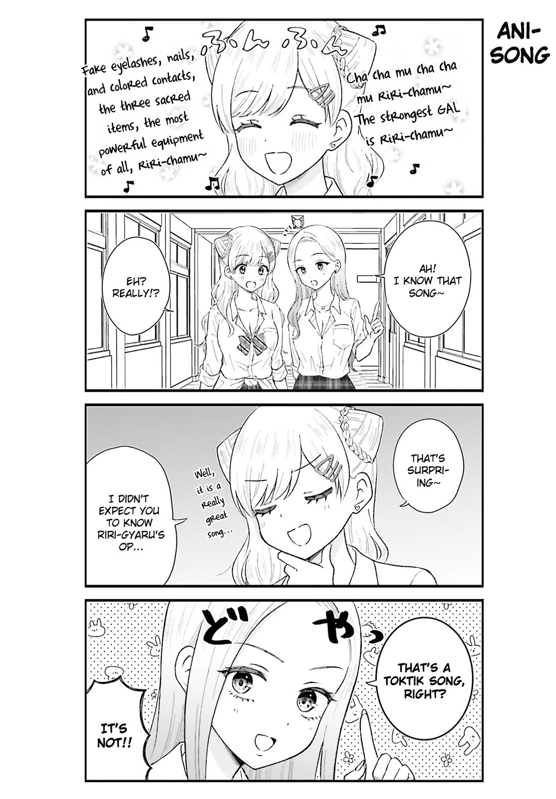 Uchida-san Is Definitely Not a Gal! Chapter 7 page 2 - Chapter 7