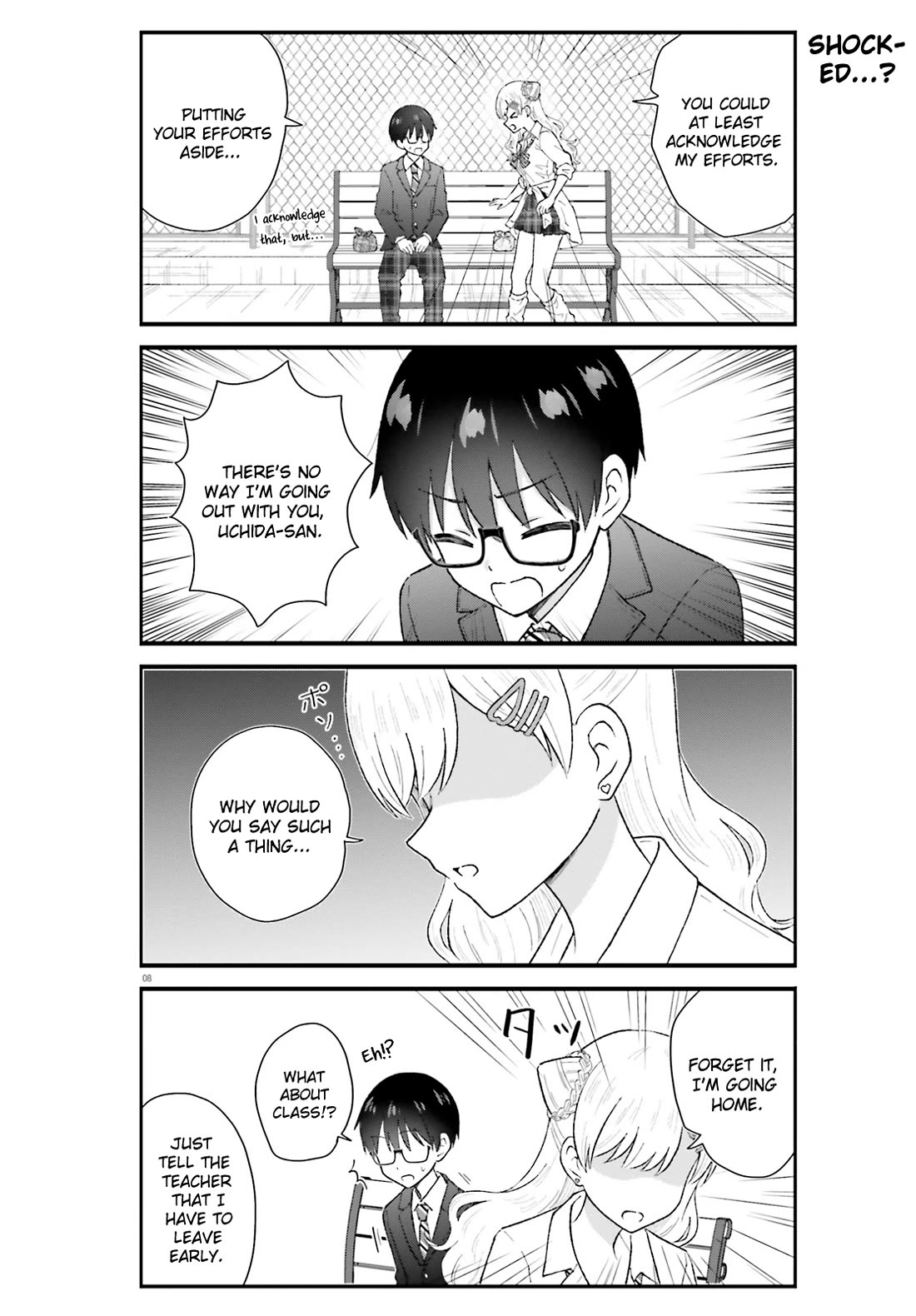 Uchida-san Is Definitely Not a Gal! Chapter 8 page 8 - Chapter 8
