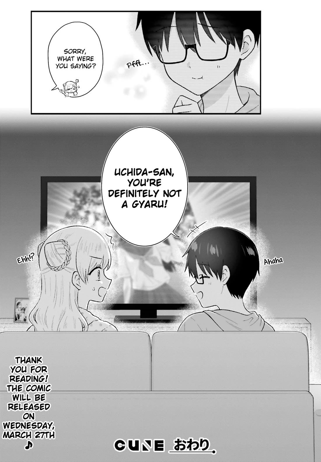 Uchida-san Is Definitely Not a Gal! Chapter 9 page 15 - Chapter 9 [END]
