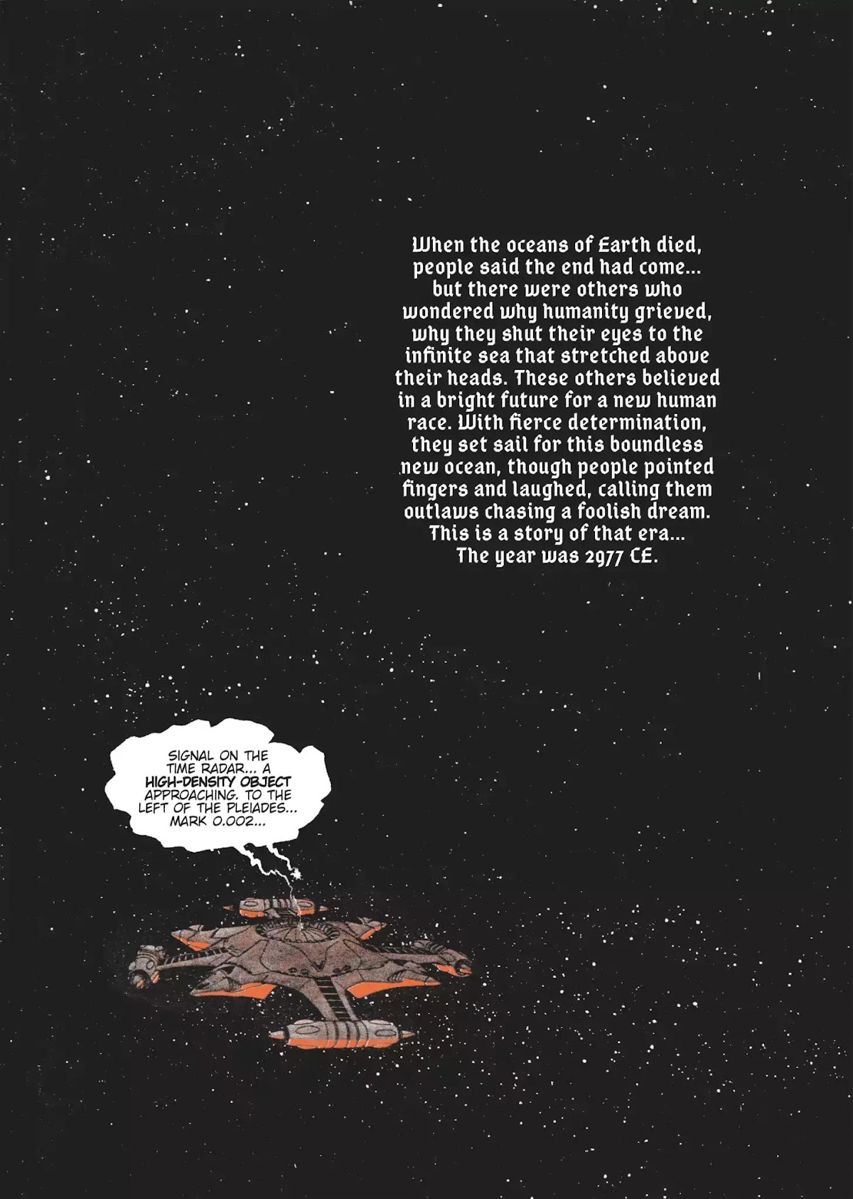 Uchuu Kaizoku Captain Harlock Chapter 1 page 4 - Chapter 1