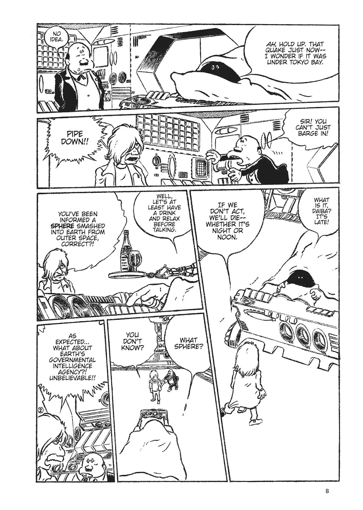 Uchuu Kaizoku Captain Harlock Chapter 1 page 8 - Chapter 1
