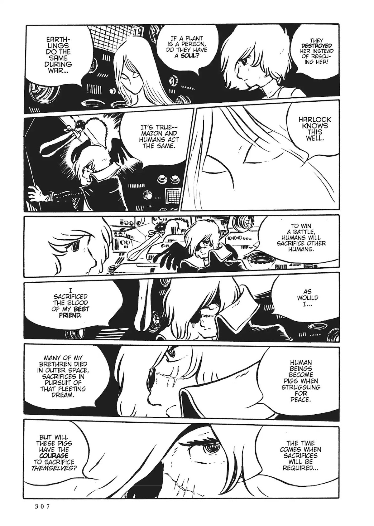 Uchuu Kaizoku Captain Harlock Chapter 13 page 28 - Chapter 13