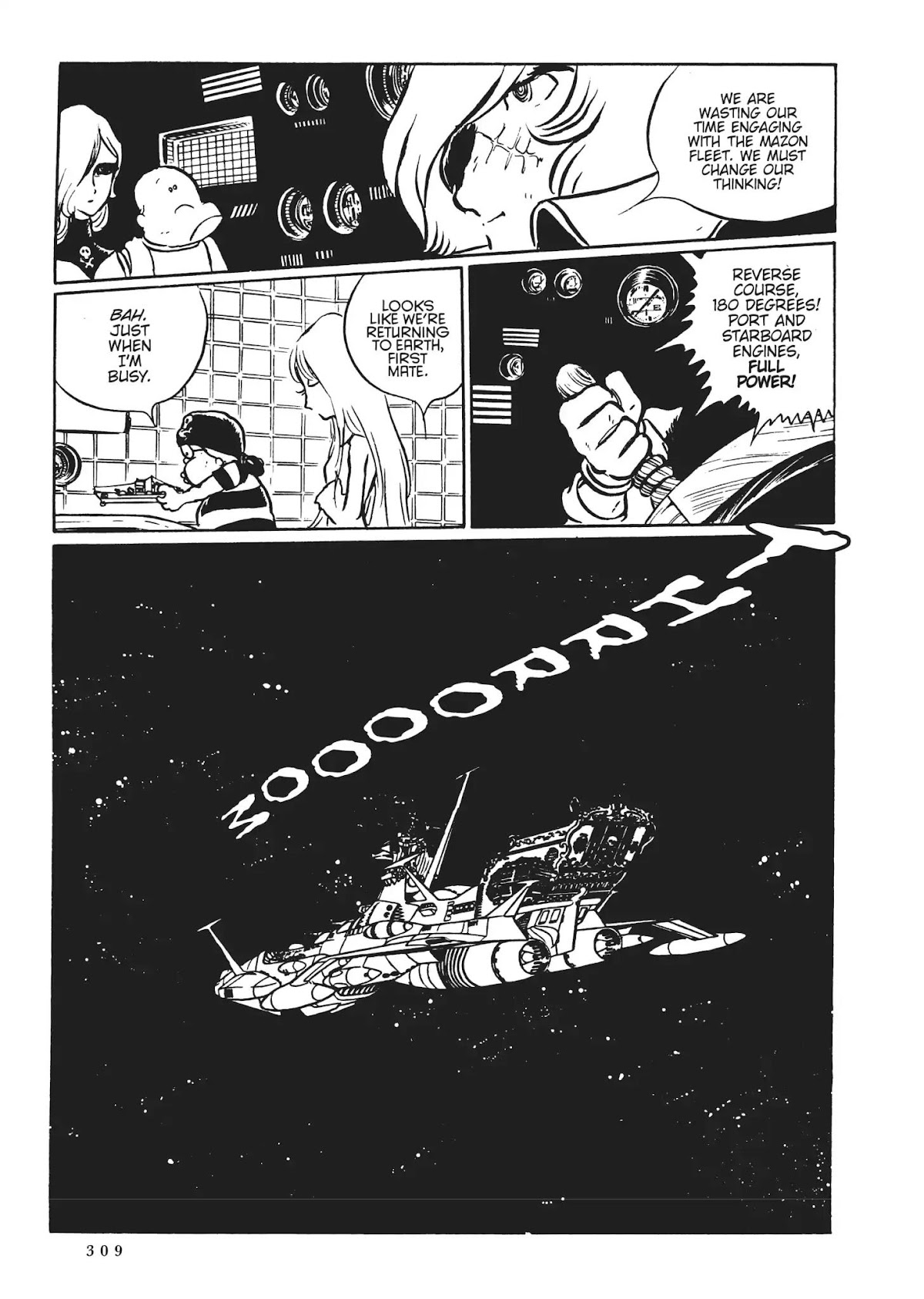 Uchuu Kaizoku Captain Harlock Chapter 13 page 30 - Chapter 13