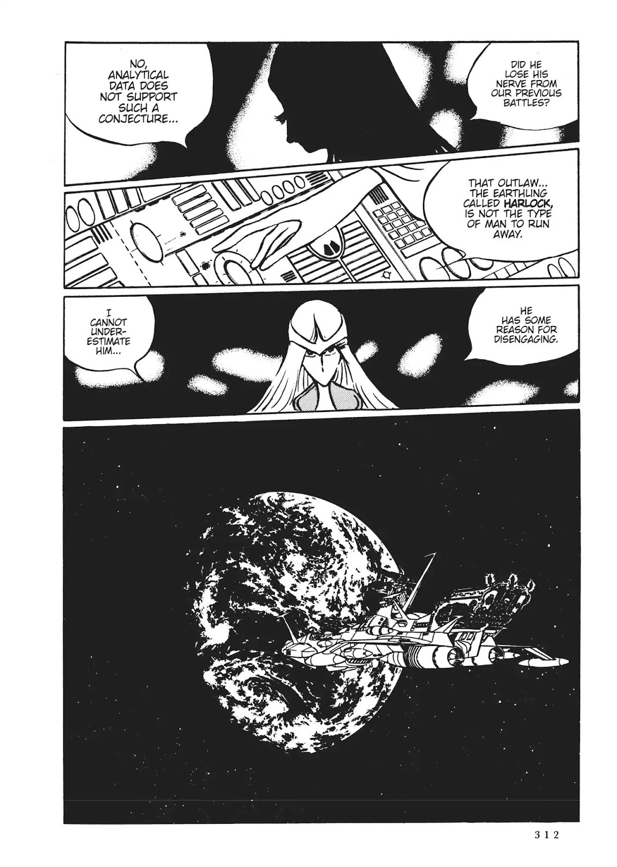 Uchuu Kaizoku Captain Harlock Chapter 14 page 2 - Chapter 14
