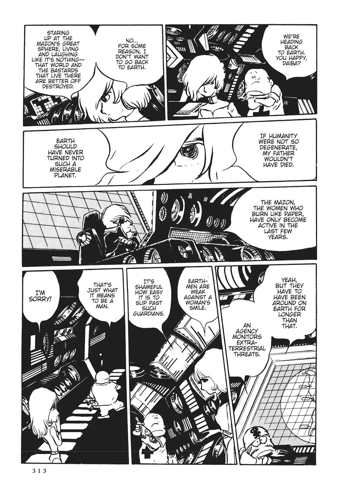 Uchuu Kaizoku Captain Harlock Chapter 14 page 3 - Chapter 14