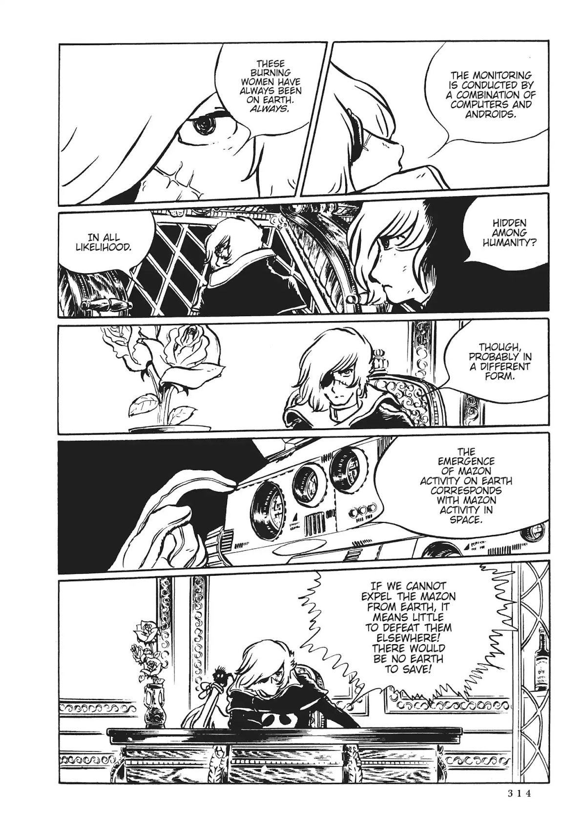 Uchuu Kaizoku Captain Harlock Chapter 14 page 4 - Chapter 14