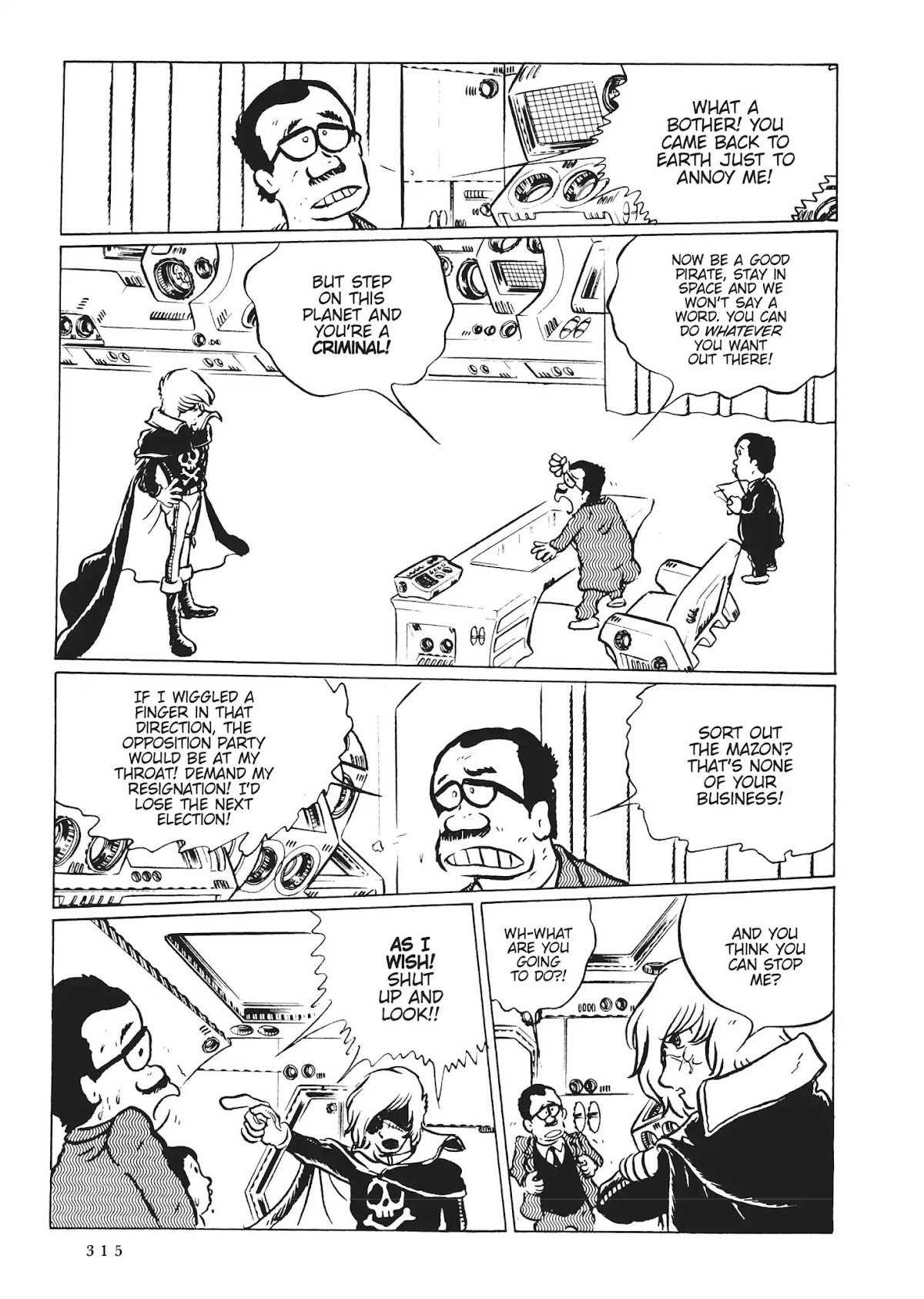 Uchuu Kaizoku Captain Harlock Chapter 14 page 5 - Chapter 14
