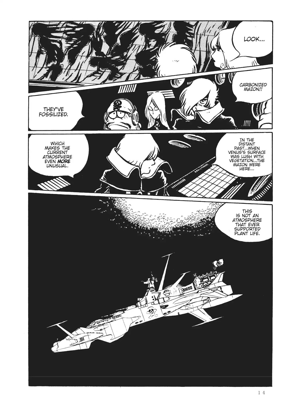 Uchuu Kaizoku Captain Harlock Chapter 17 page 14 - Chapter 17