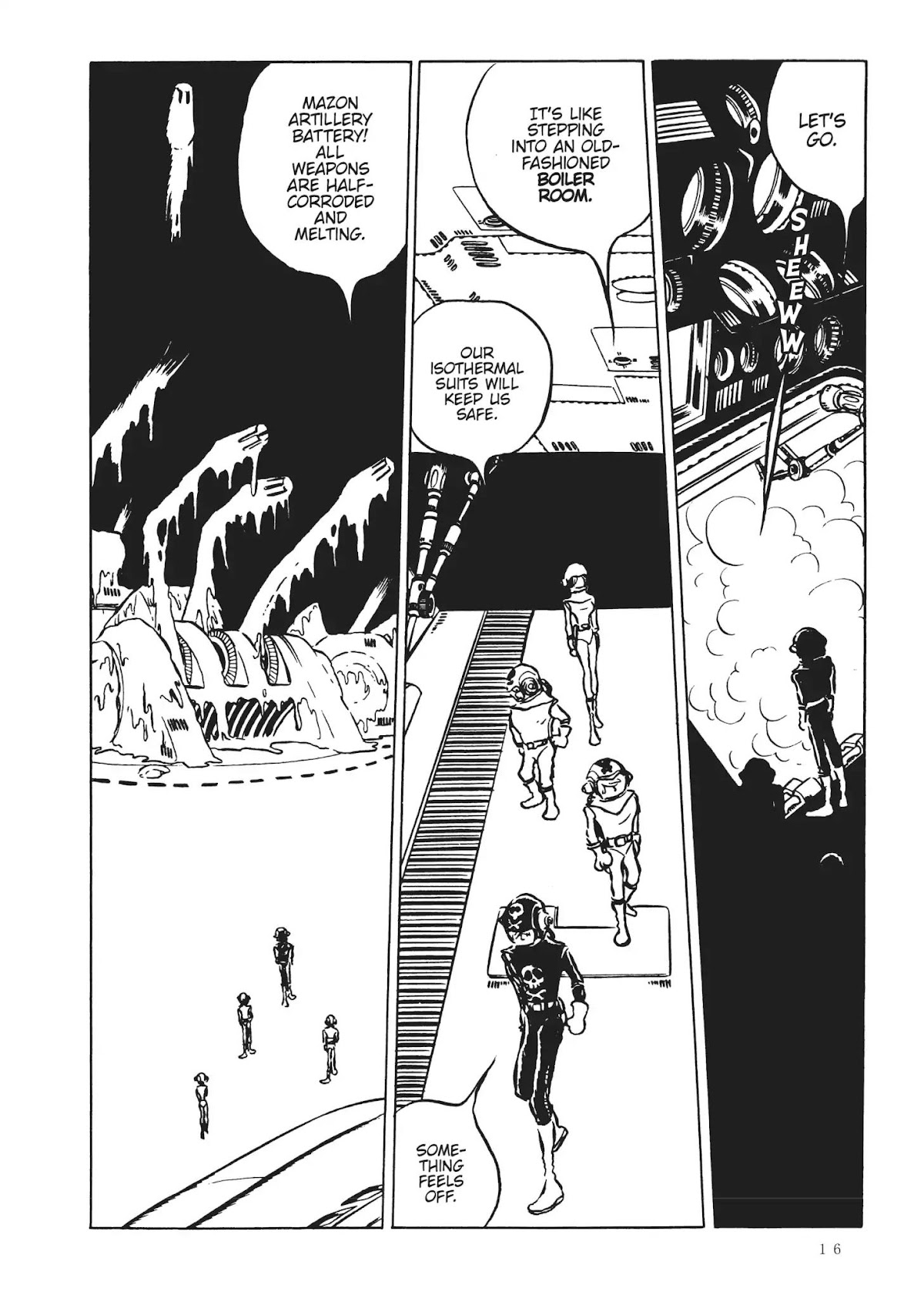 Uchuu Kaizoku Captain Harlock Chapter 17 page 16 - Chapter 17