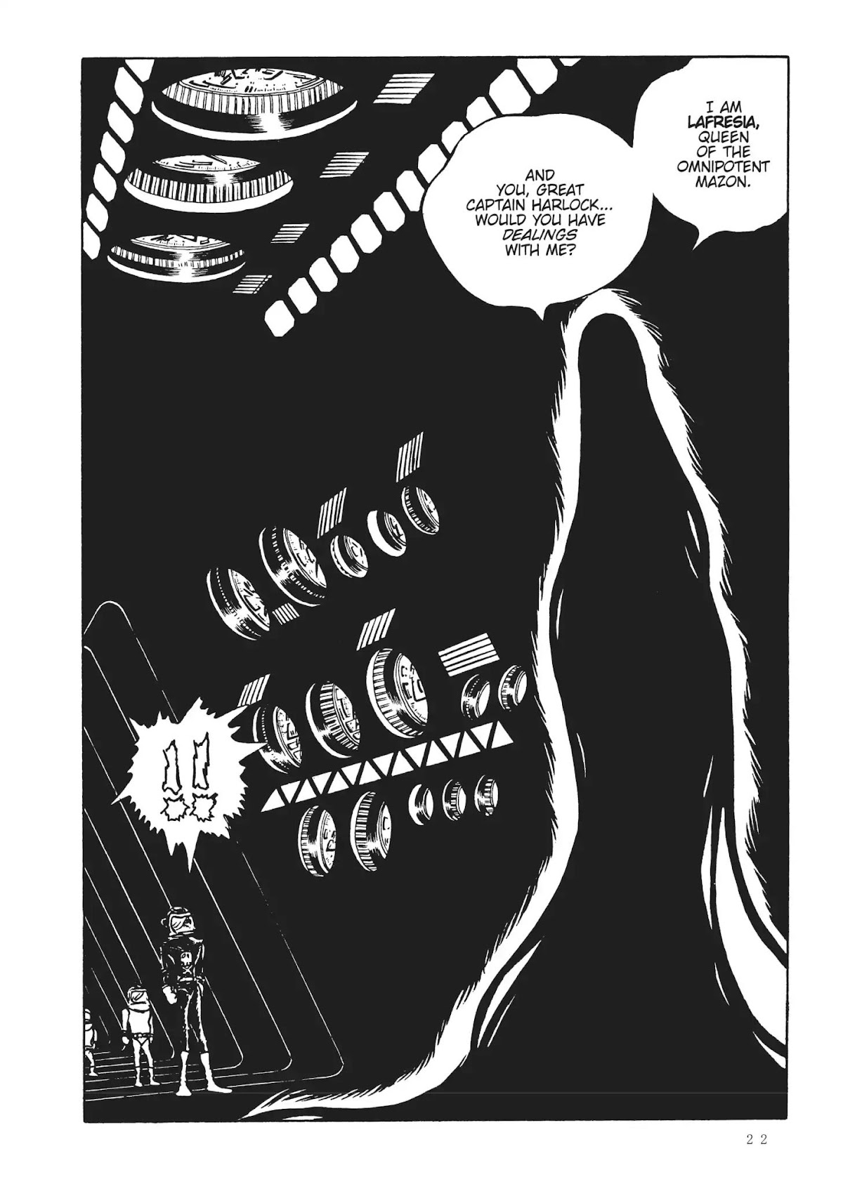 Uchuu Kaizoku Captain Harlock Chapter 17 page 22 - Chapter 17