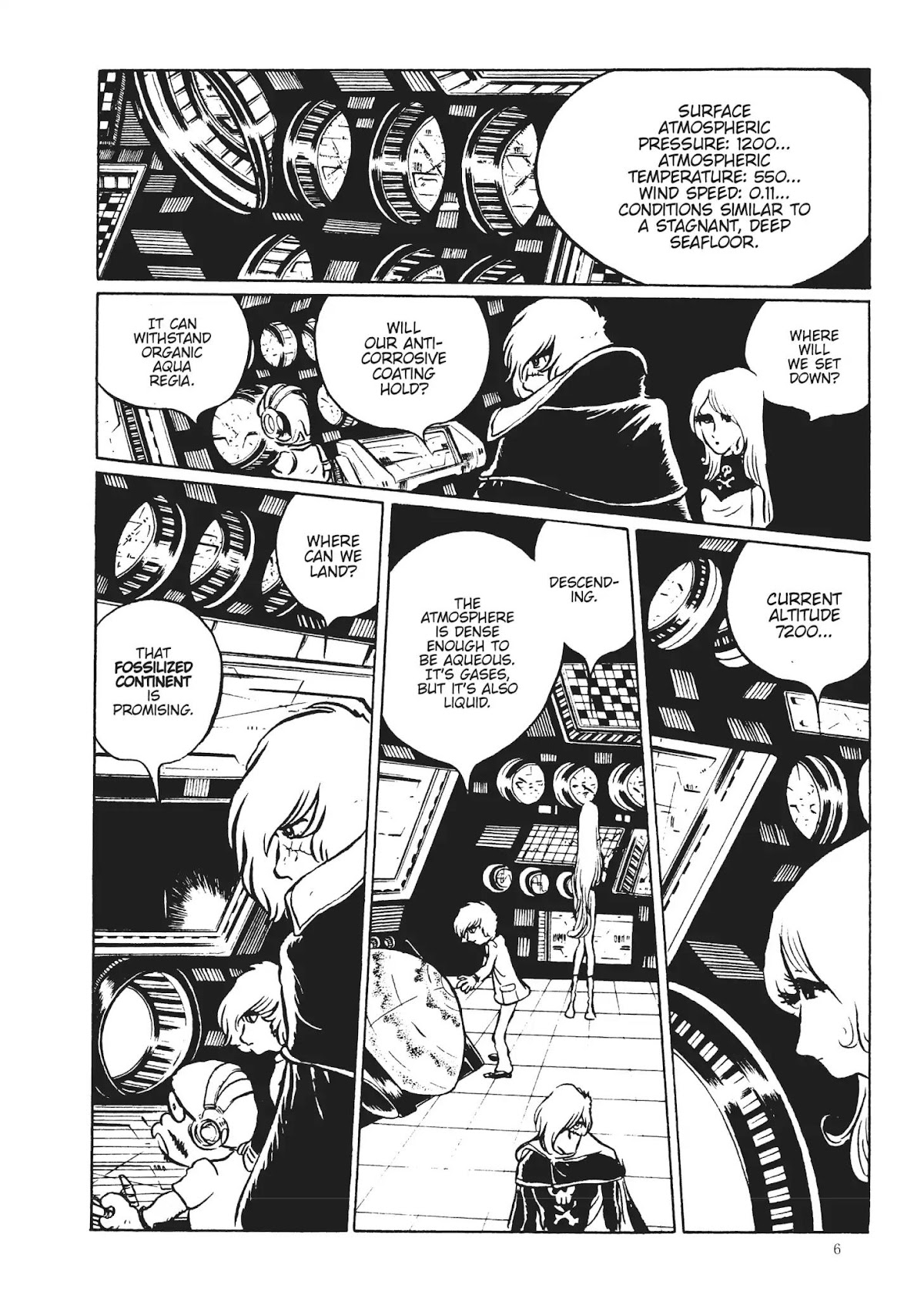 Uchuu Kaizoku Captain Harlock Chapter 17 page 6 - Chapter 17
