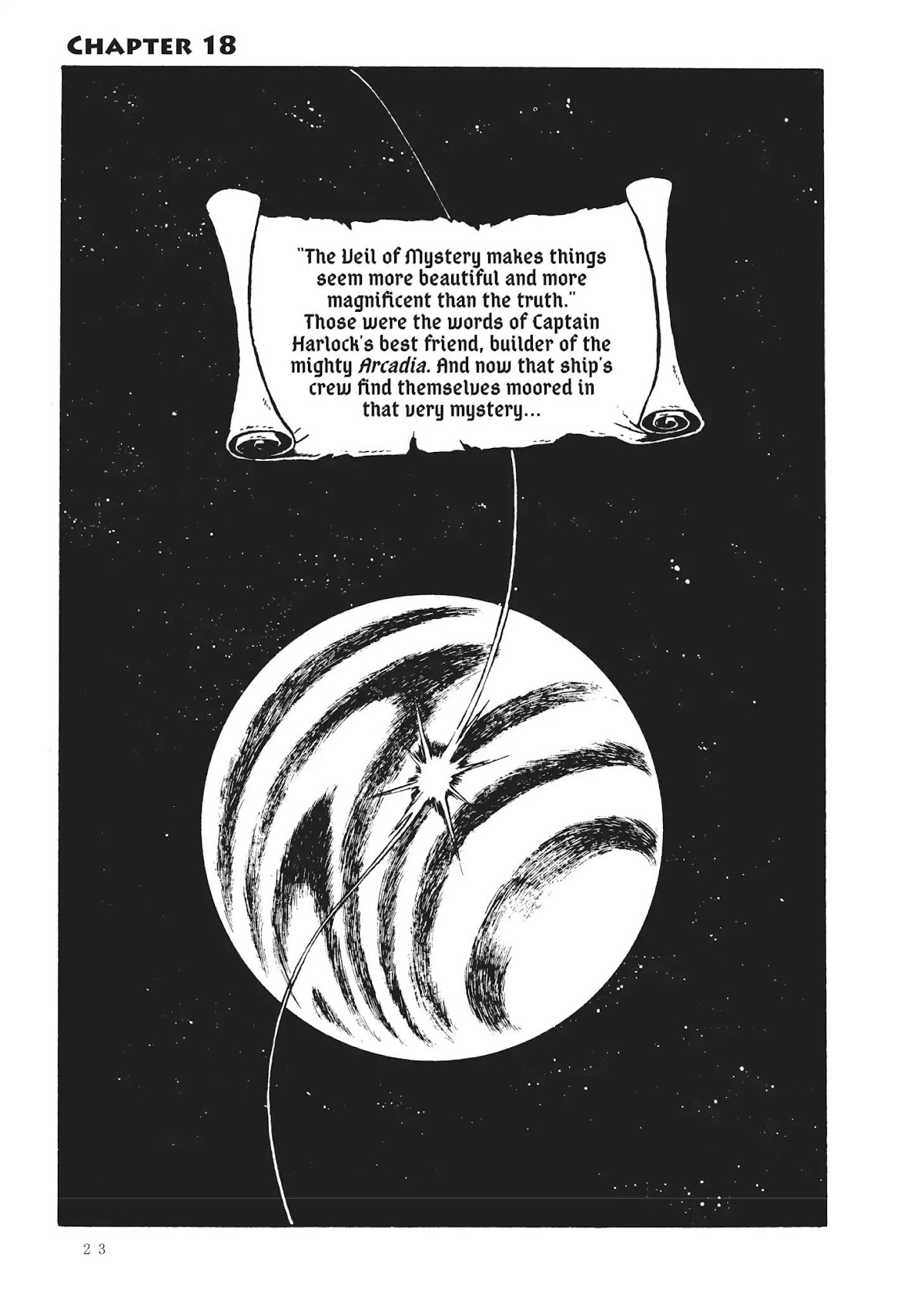 Uchuu Kaizoku Captain Harlock Chapter 18 page 1 - Chapter 18