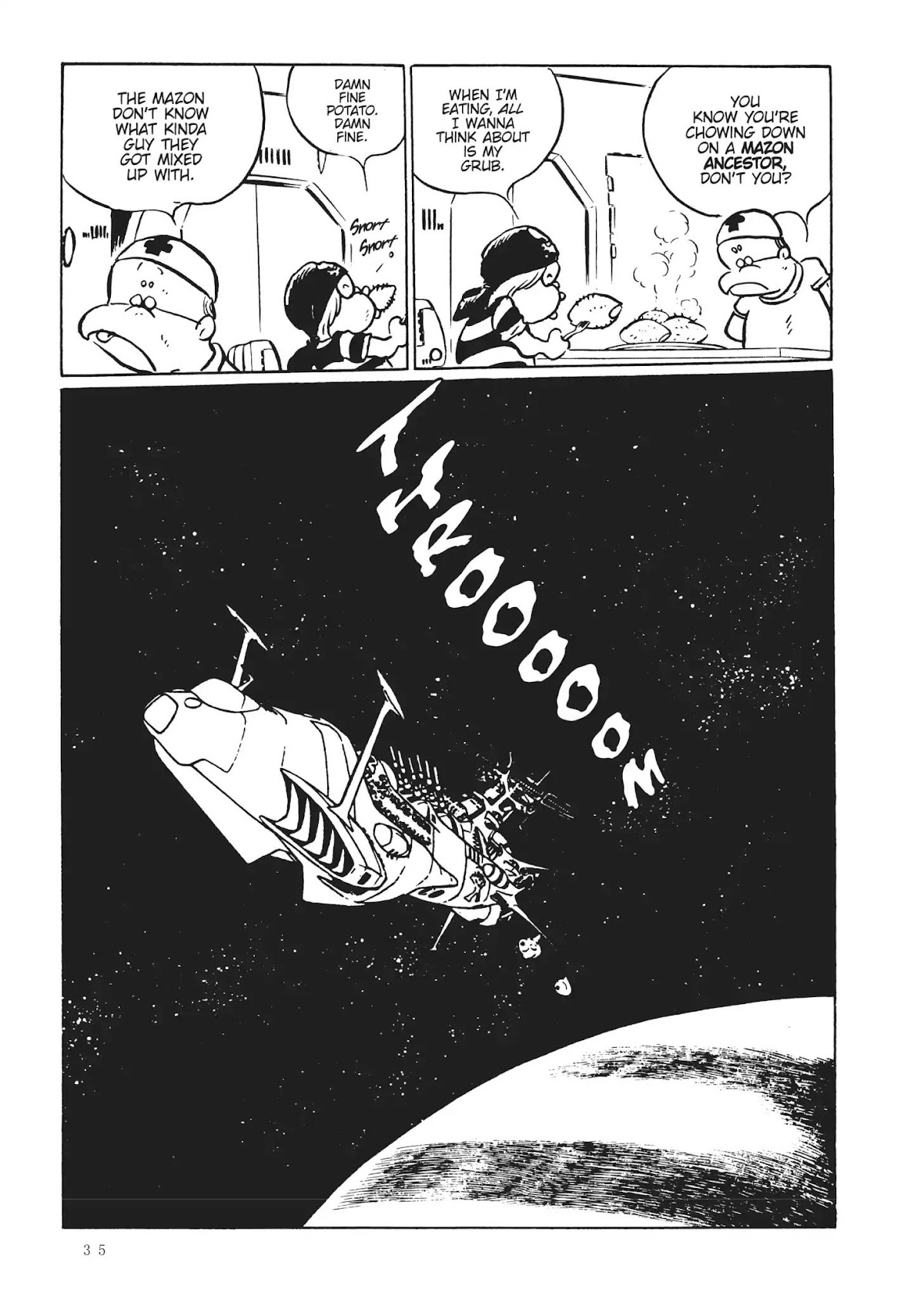 Uchuu Kaizoku Captain Harlock Chapter 18 page 12 - Chapter 18