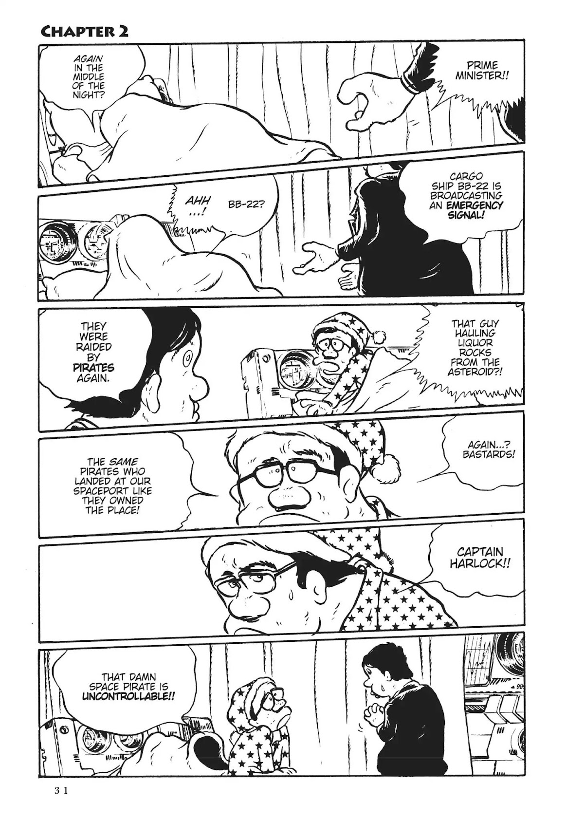 Uchuu Kaizoku Captain Harlock Chapter 2 page 1 - Chapter 2