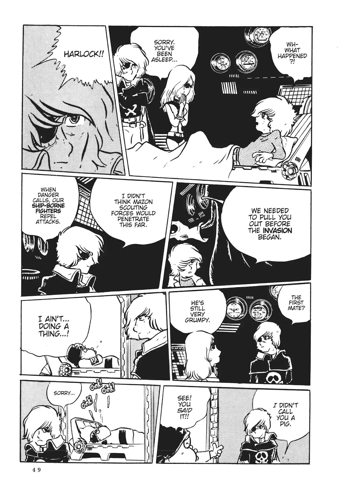 Uchuu Kaizoku Captain Harlock Chapter 2 page 18 - Chapter 2