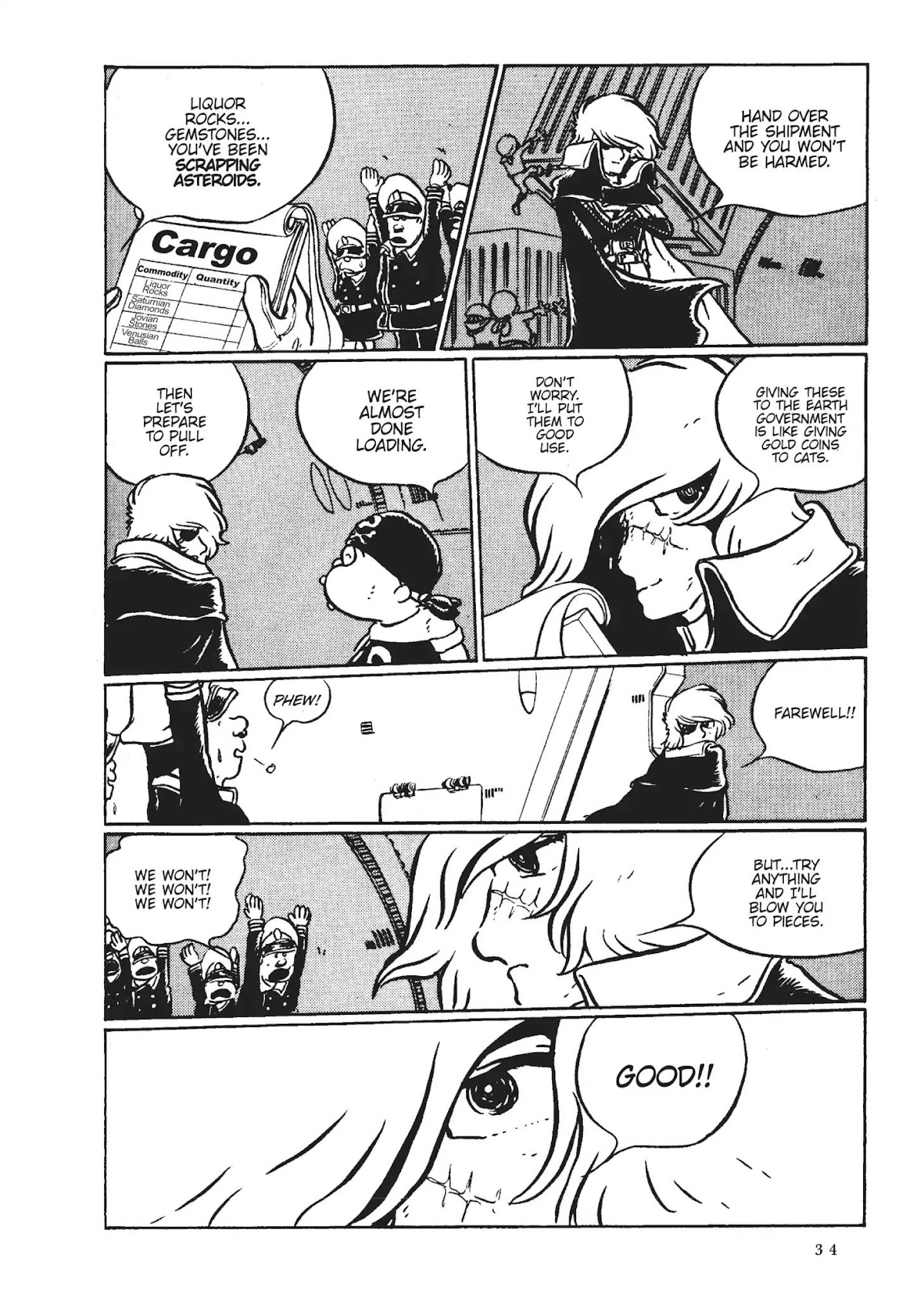 Uchuu Kaizoku Captain Harlock Chapter 2 page 3 - Chapter 2