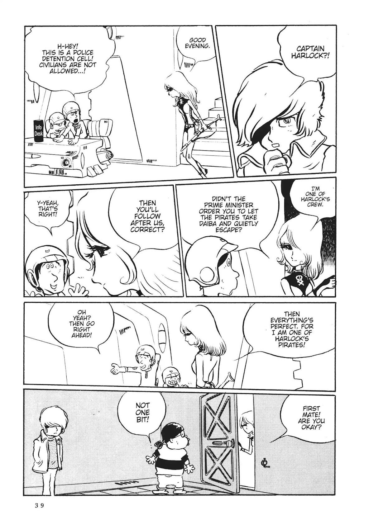 Uchuu Kaizoku Captain Harlock Chapter 2 page 8 - Chapter 2