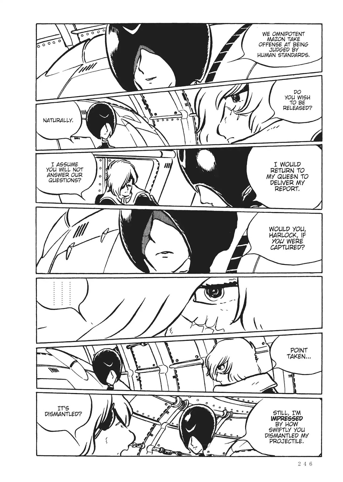 Uchuu Kaizoku Captain Harlock Chapter 28 page 10 - Chapter 28