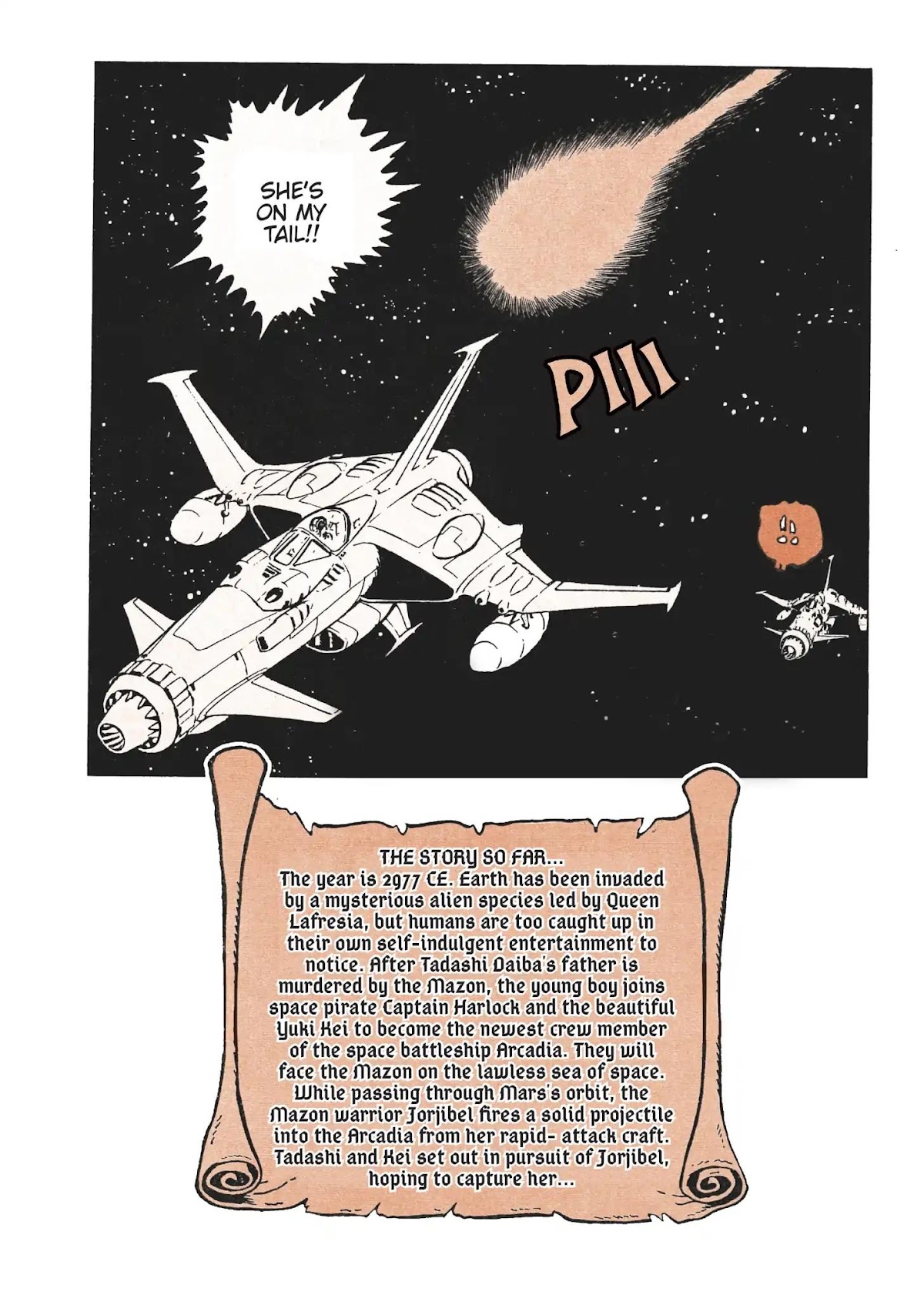 Uchuu Kaizoku Captain Harlock Chapter 28 page 2 - Chapter 28