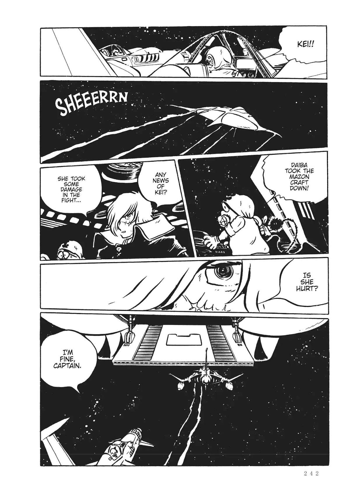 Uchuu Kaizoku Captain Harlock Chapter 28 page 6 - Chapter 28
