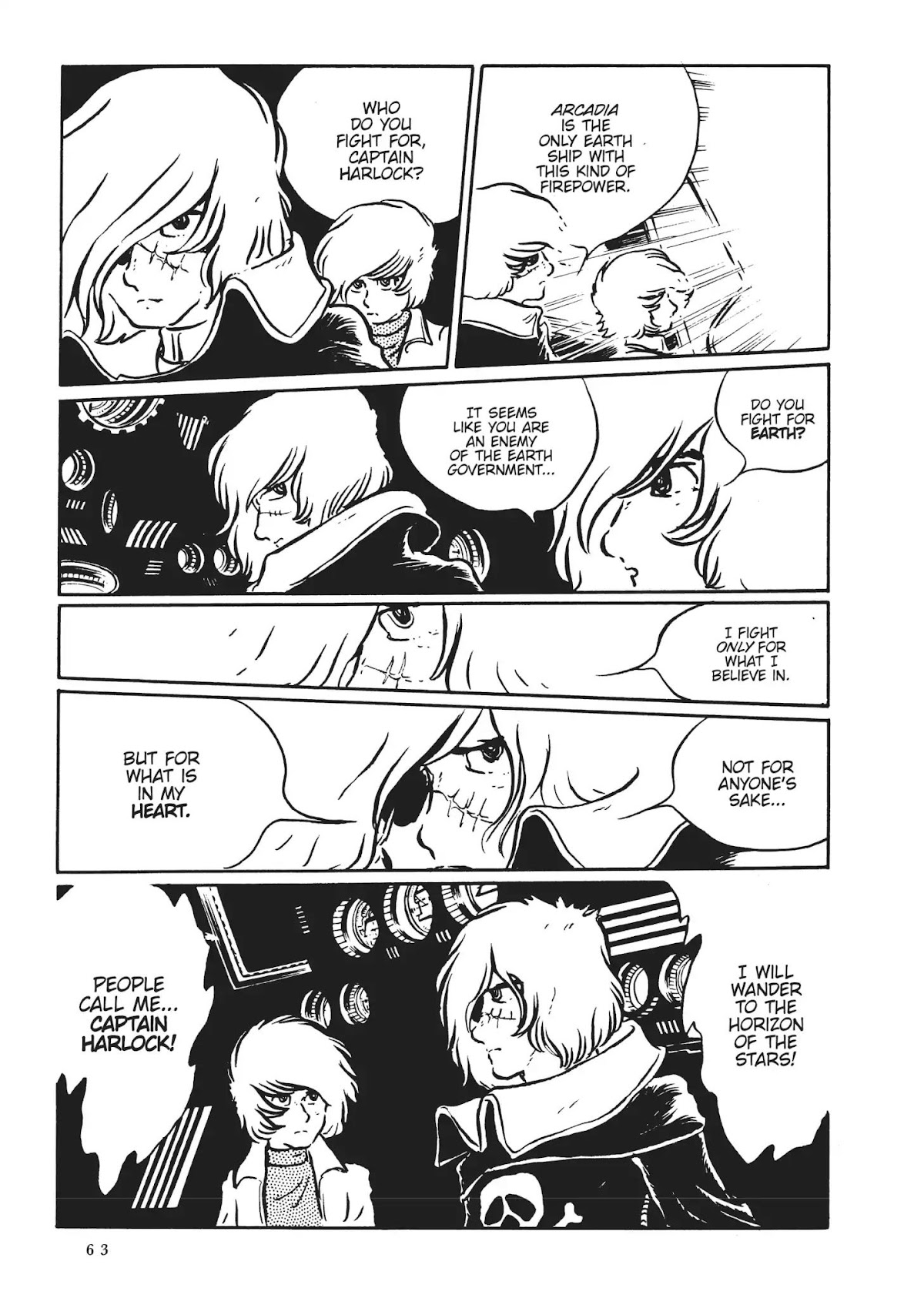 Uchuu Kaizoku Captain Harlock Chapter 3 page 12 - Chapter 3