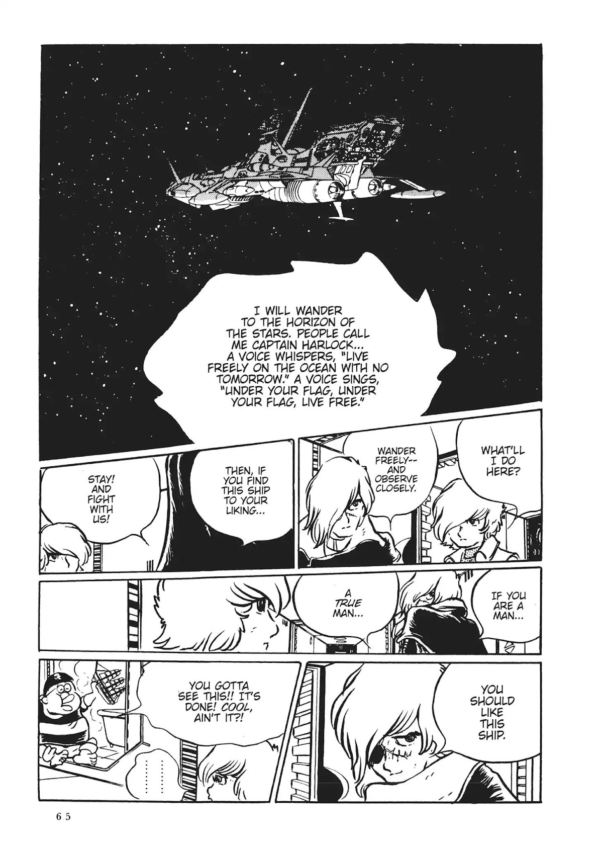 Uchuu Kaizoku Captain Harlock Chapter 3 page 14 - Chapter 3