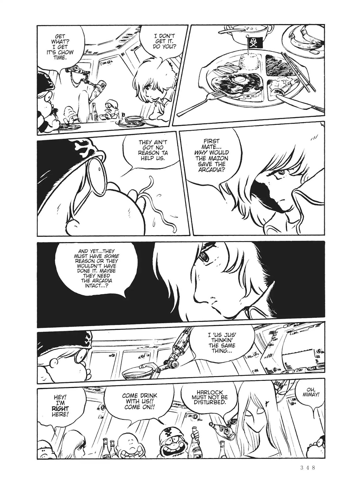 Uchuu Kaizoku Captain Harlock Chapter 33 page 10 - Chapter 33