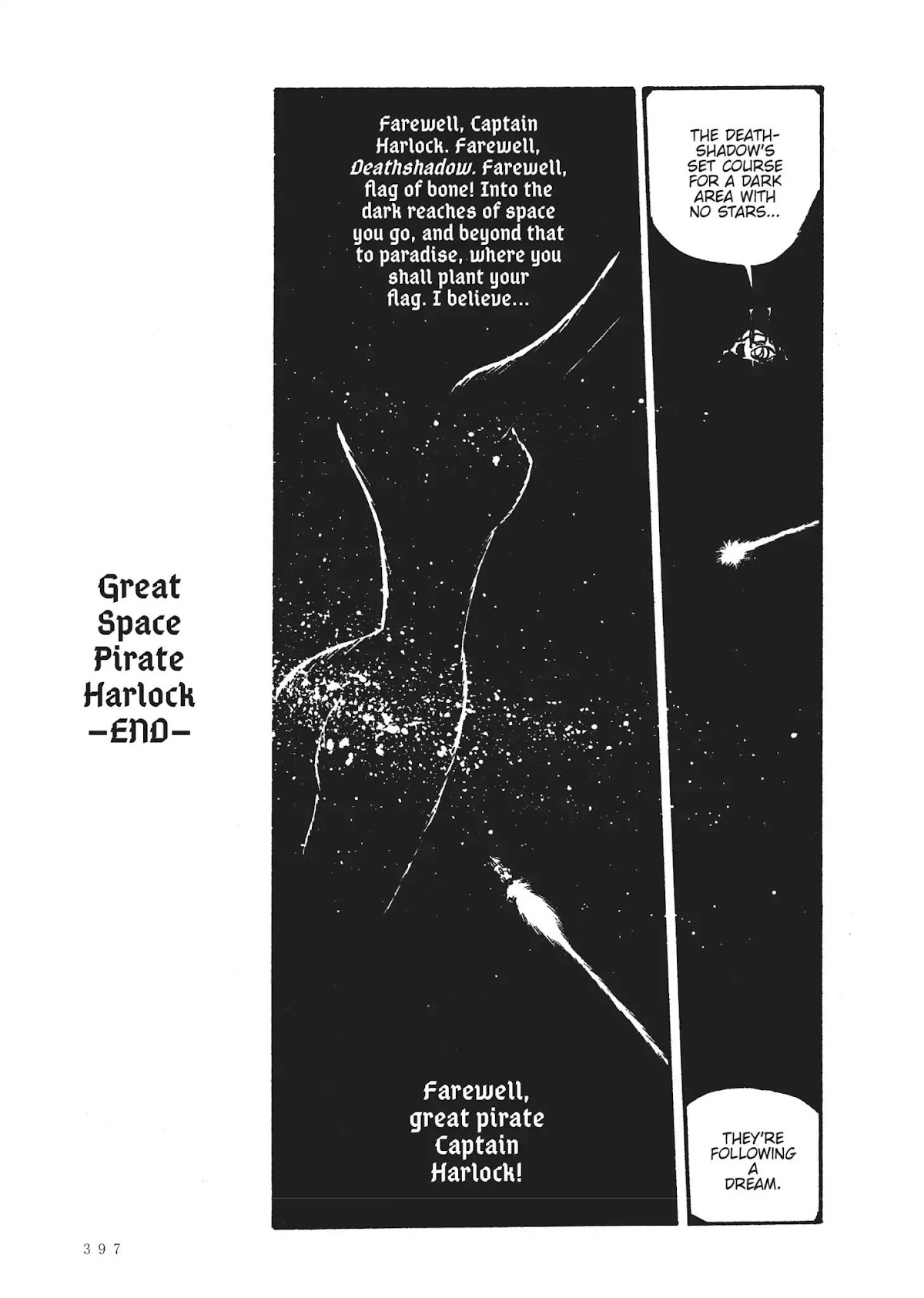 Uchuu Kaizoku Captain Harlock Chapter 34.5 page 26 - Vol.2 Bonus Chapter
