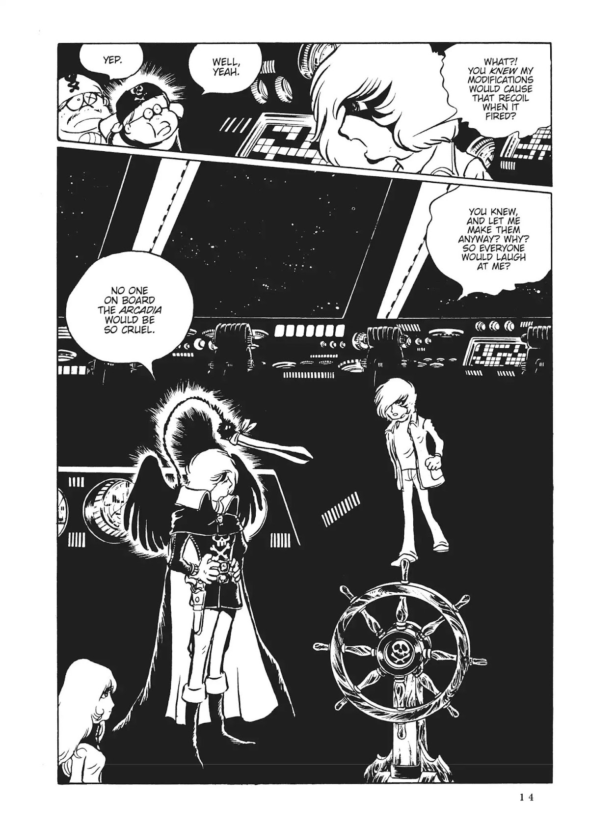 Uchuu Kaizoku Captain Harlock Chapter 35 page 13 - Chapter 35
