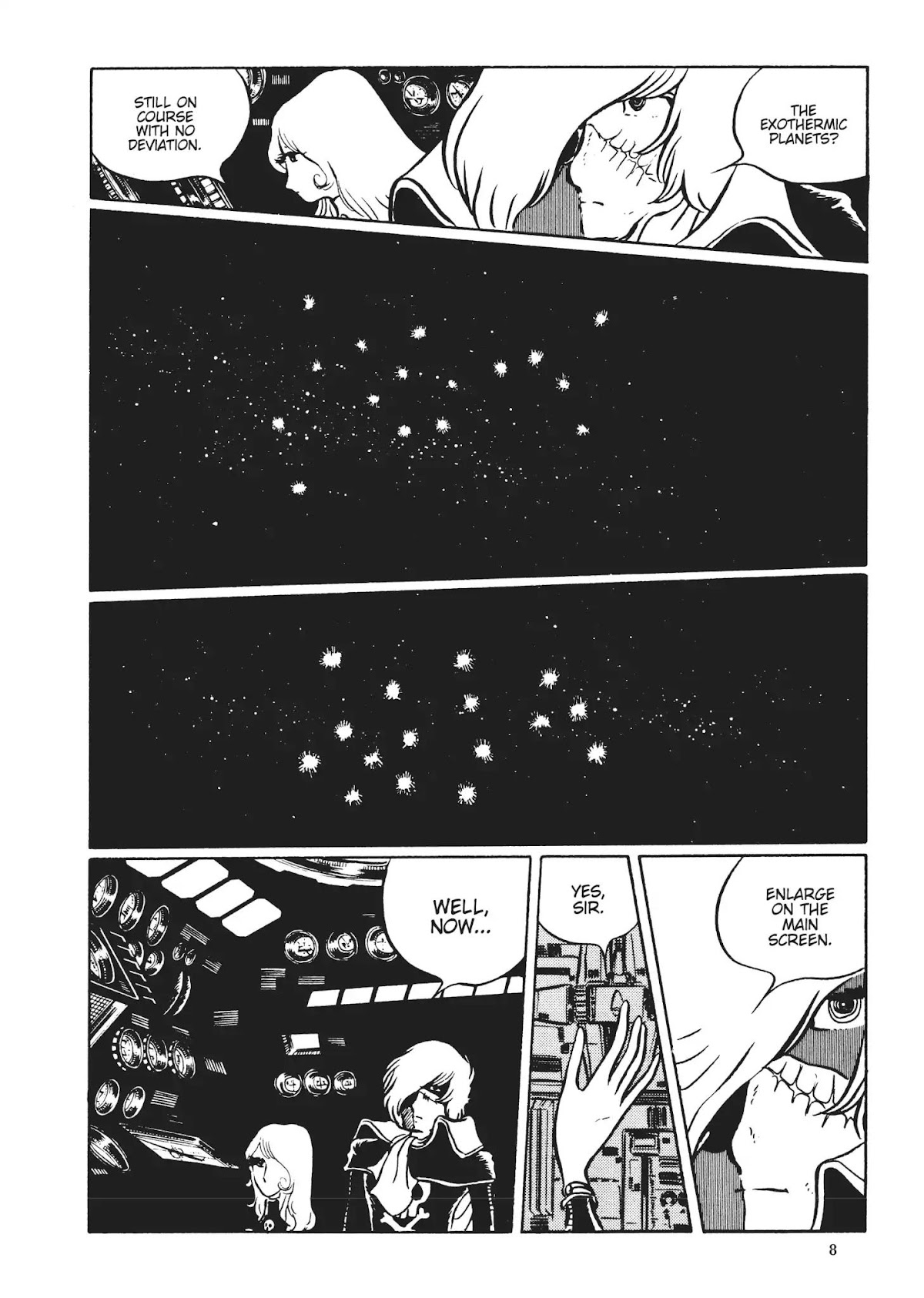 Uchuu Kaizoku Captain Harlock Chapter 35 page 8 - Chapter 35