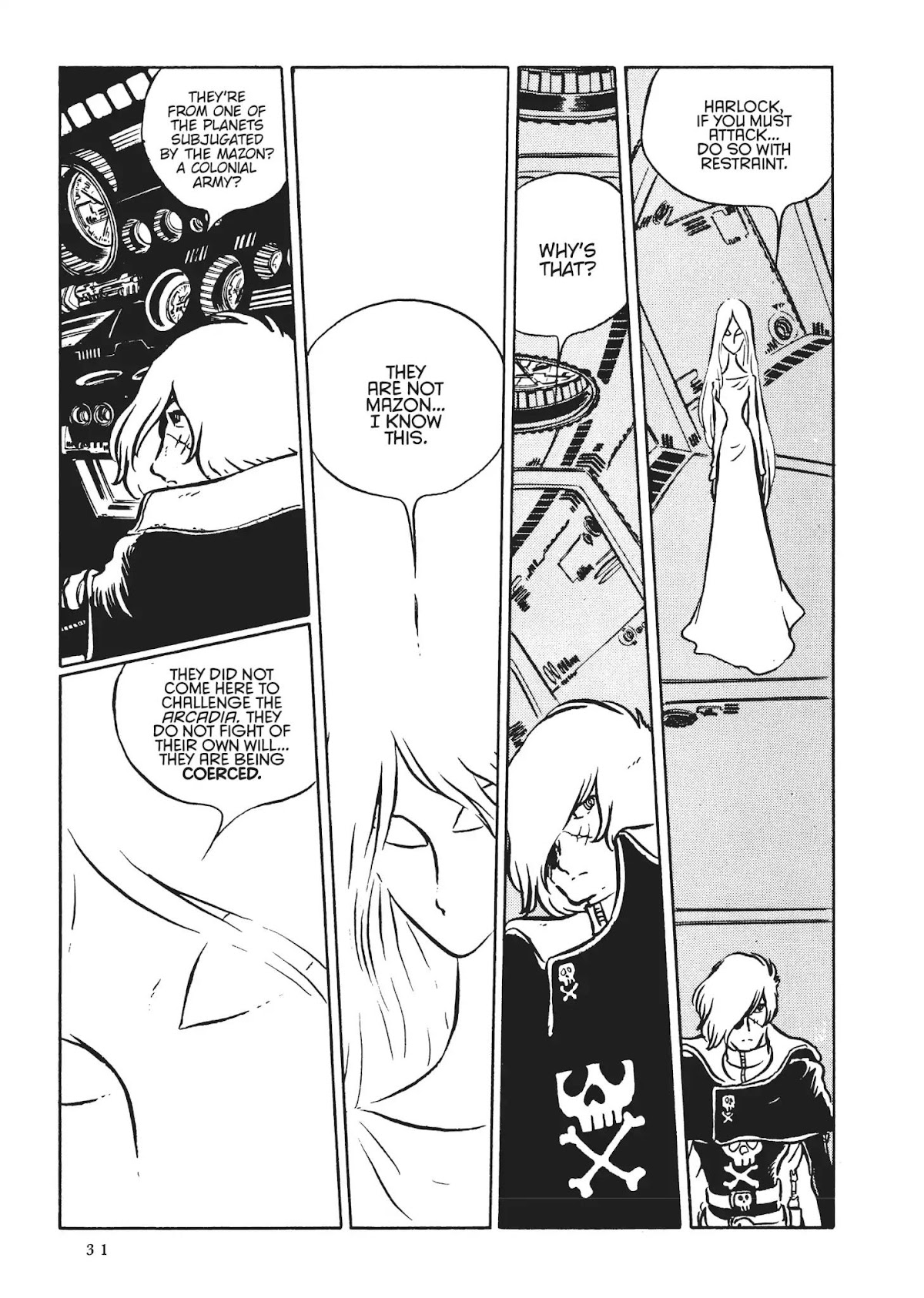 Uchuu Kaizoku Captain Harlock Chapter 36 page 4 - Chapter 36