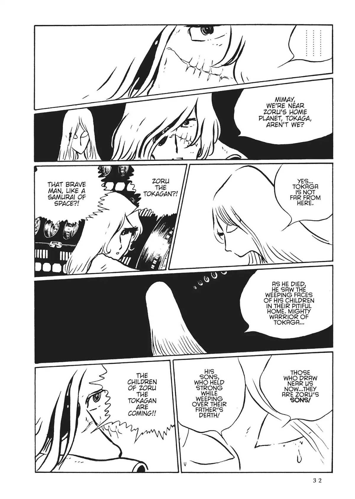 Uchuu Kaizoku Captain Harlock Chapter 36 page 5 - Chapter 36