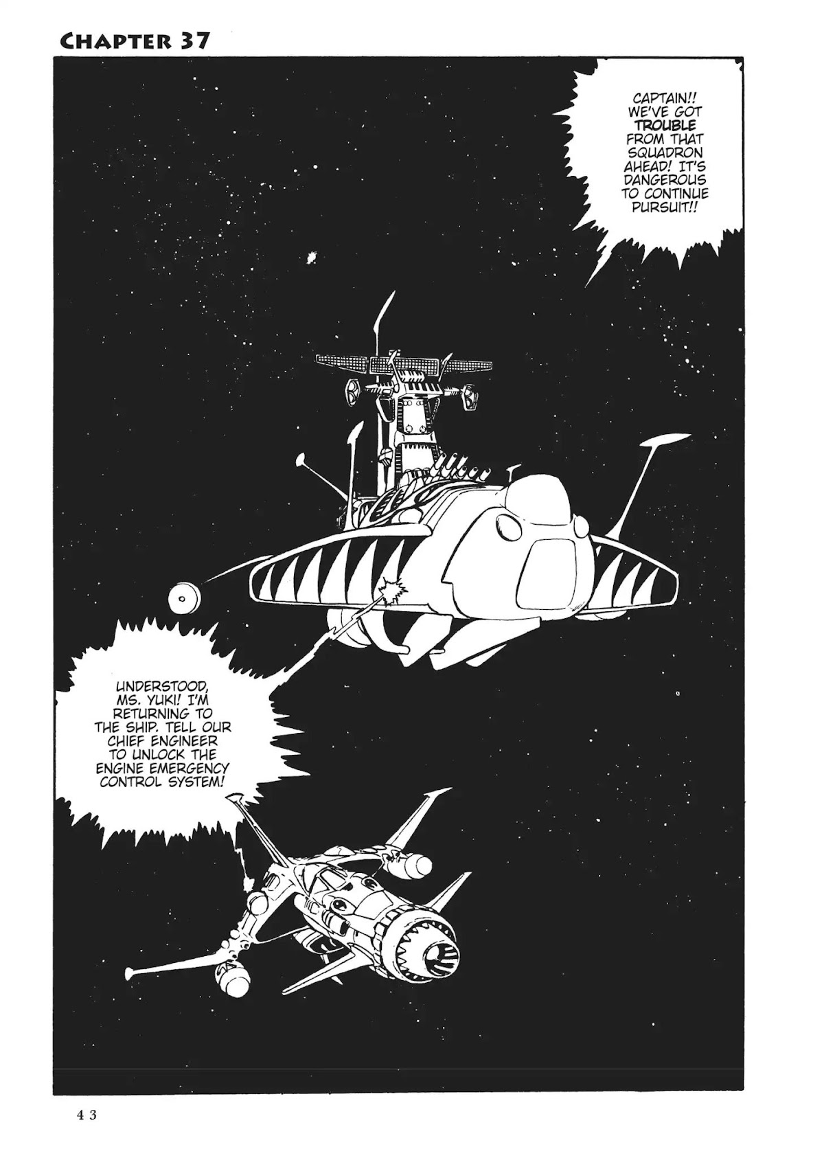Uchuu Kaizoku Captain Harlock Chapter 37 page 1 - Chapter 37