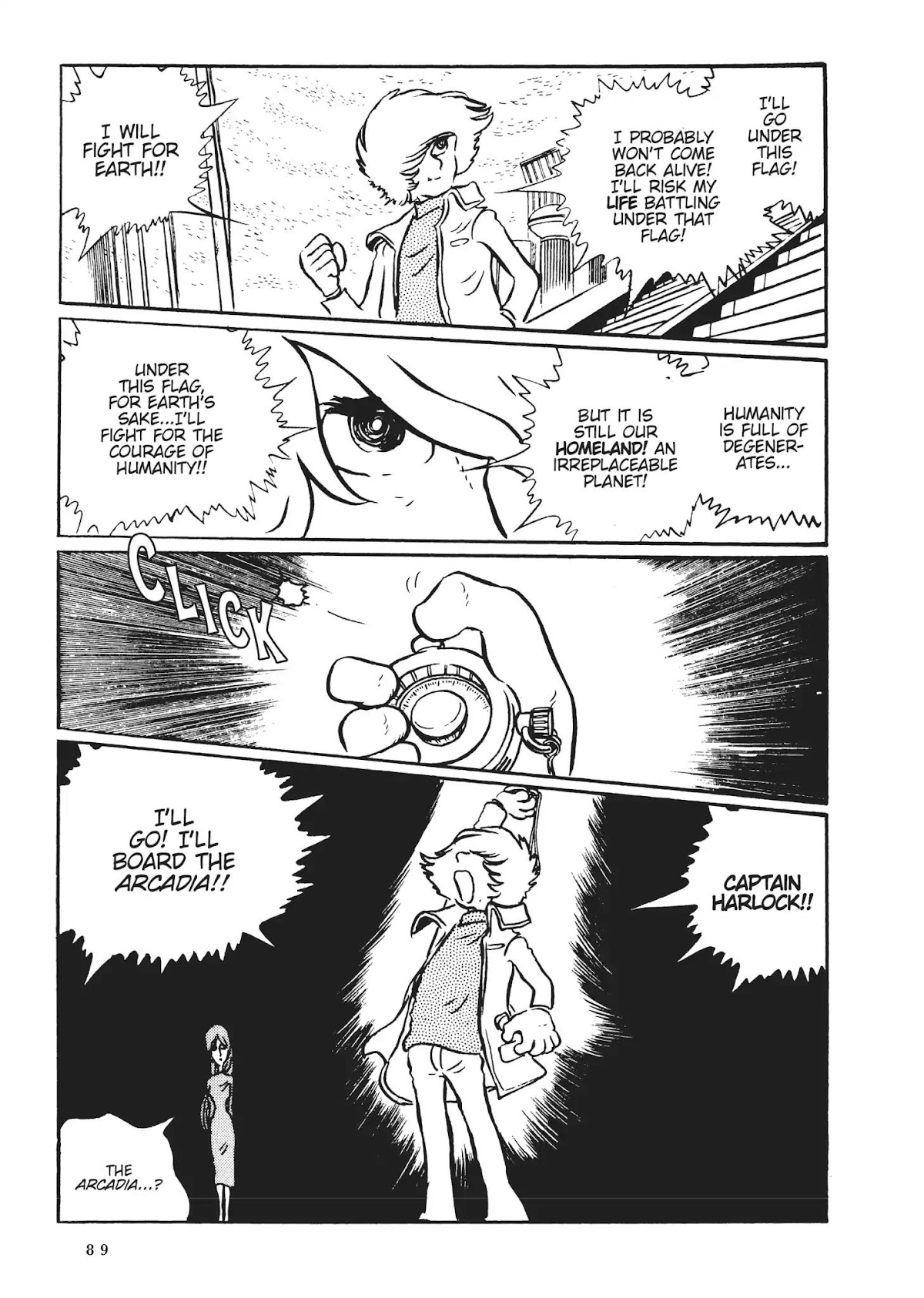 Uchuu Kaizoku Captain Harlock Chapter 4 page 15 - Chapter 4