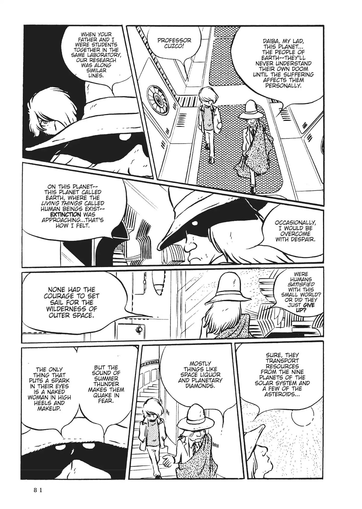 Uchuu Kaizoku Captain Harlock Chapter 4 page 7 - Chapter 4