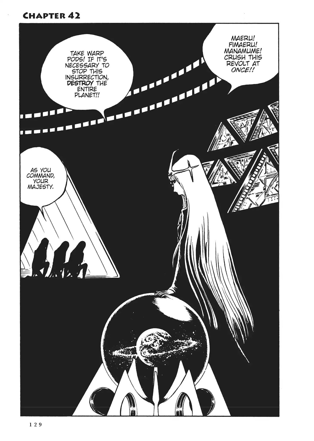 Uchuu Kaizoku Captain Harlock Chapter 42 page 1 - Chapter 42