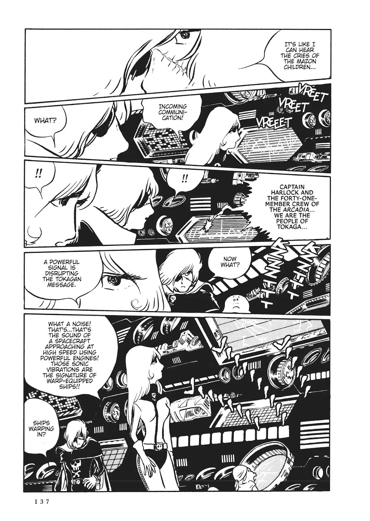 Uchuu Kaizoku Captain Harlock Chapter 42 page 7 - Chapter 42