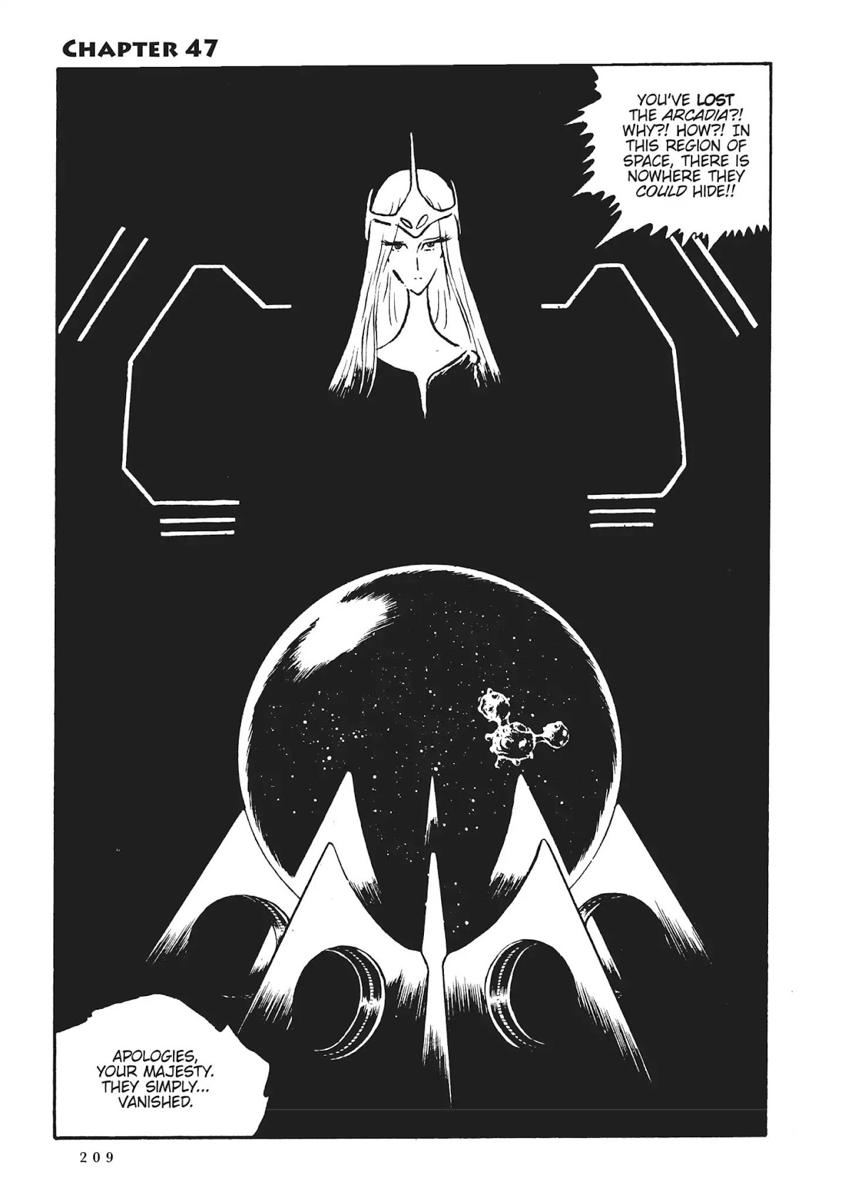 Uchuu Kaizoku Captain Harlock Chapter 47 page 1 - Chapter 47