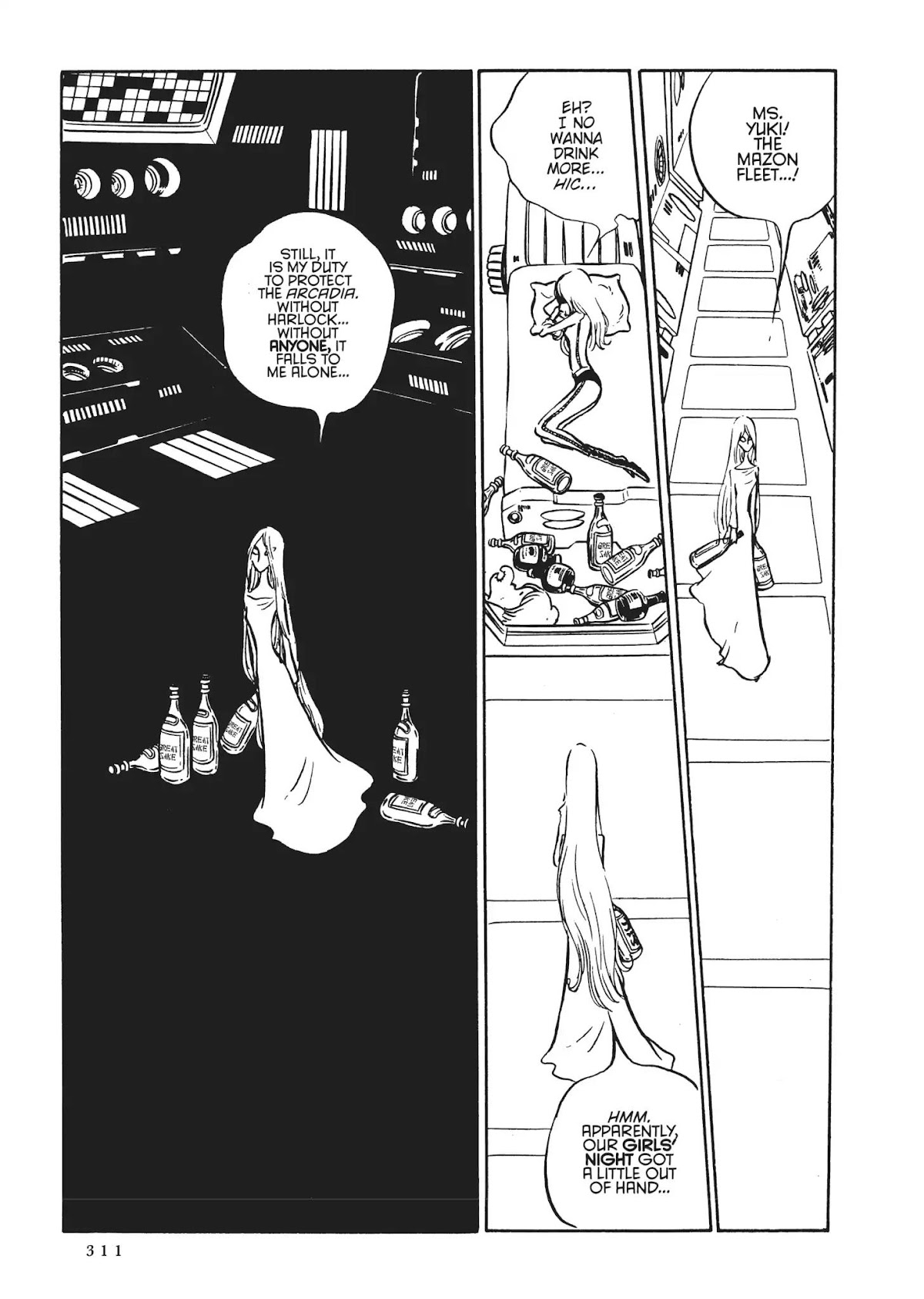 Uchuu Kaizoku Captain Harlock Chapter 53 page 7 - Chapter 53