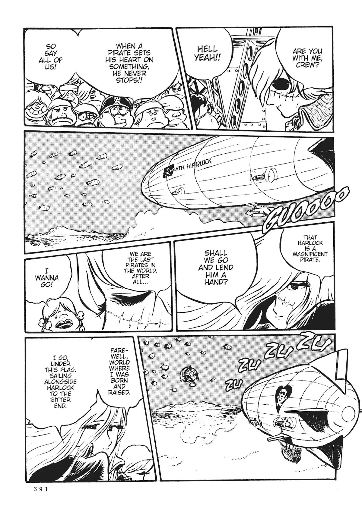 Uchuu Kaizoku Captain Harlock Chapter 55.5 page 38 - Vol.3 Bonus Chapter [END]