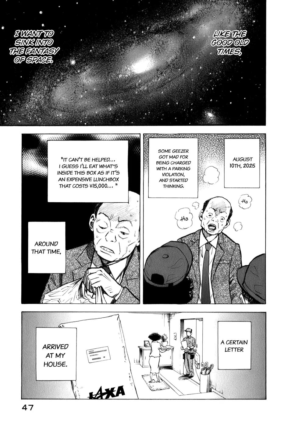 Uchuu Kyoudai Chapter 1 page 53 - Chapter 1 : Little Brother Hibito and Big Brother Mutta