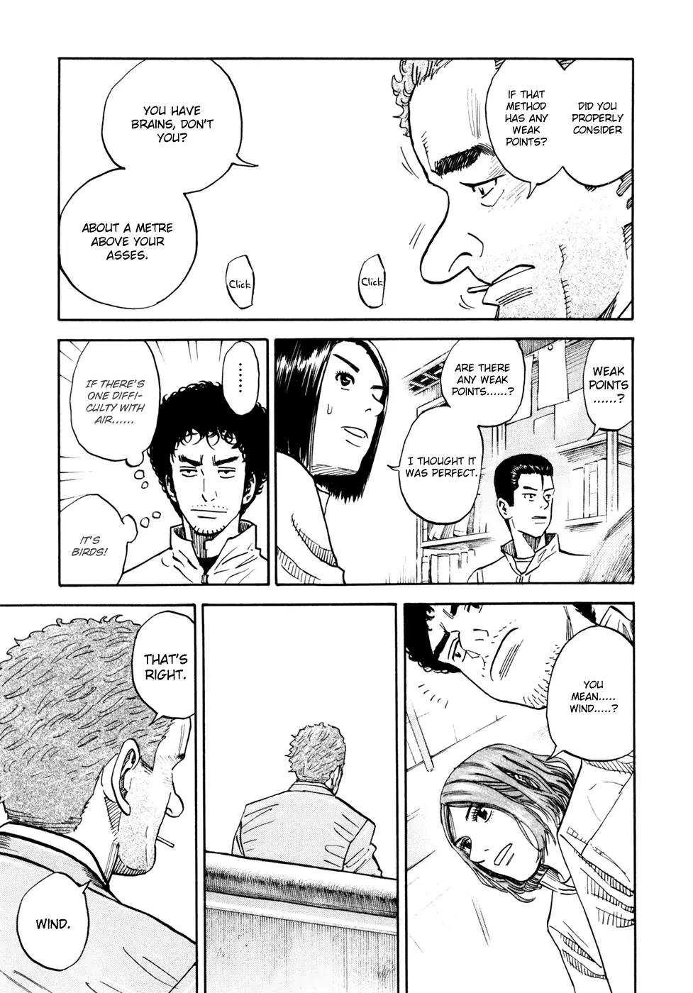 Uchuu Kyoudai Chapter 105 page 12 - Chapter 105 : The Engineer's Switch