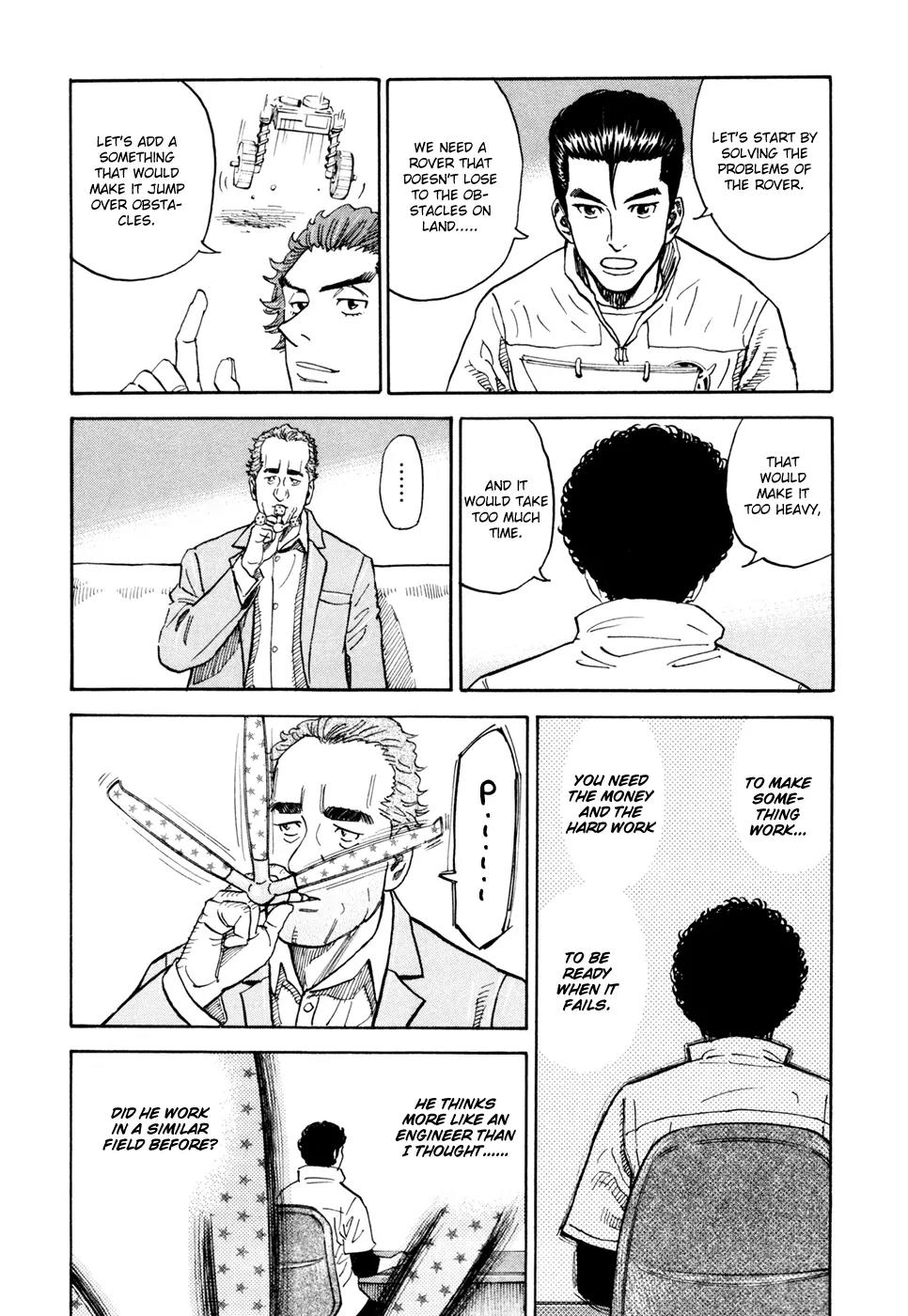 Uchuu Kyoudai Chapter 105 page 15 - Chapter 105 : The Engineer's Switch